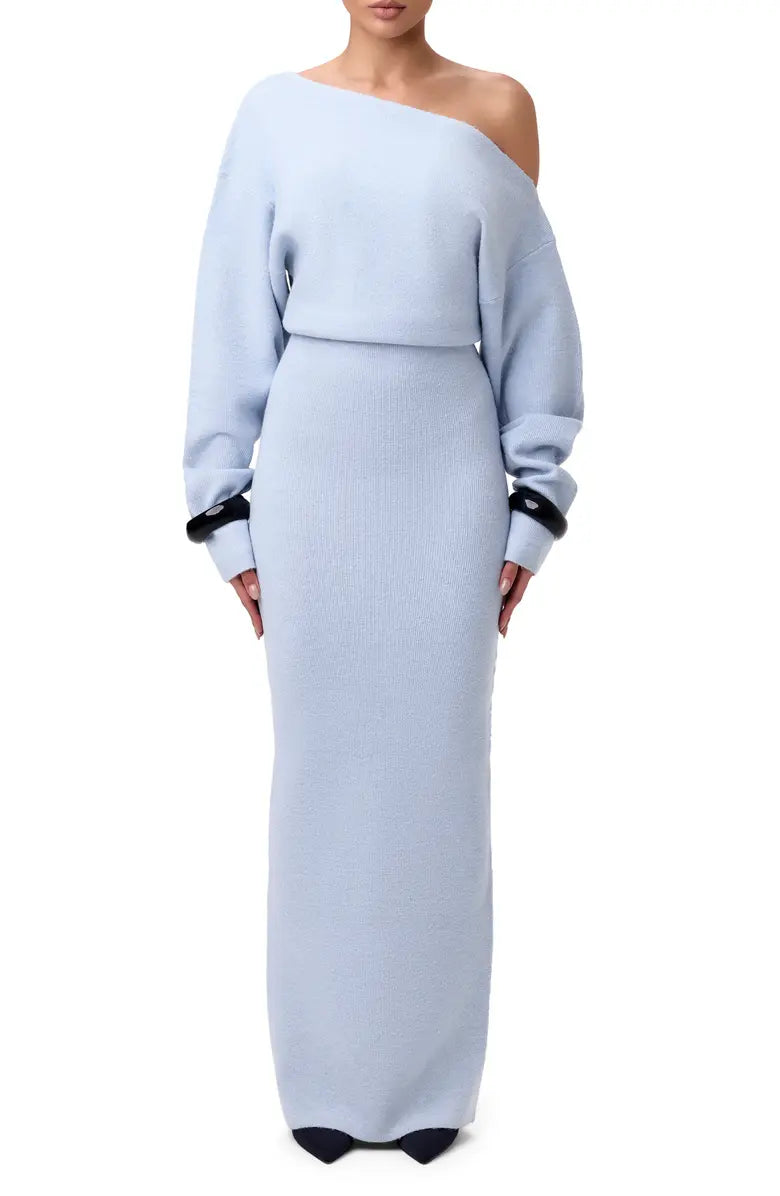 Off-Shoulder Maxi Dress