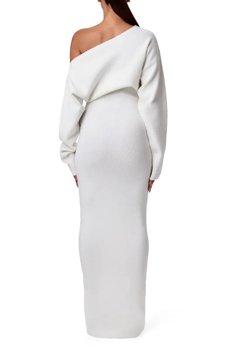 Off-Shoulder Maxi Dress