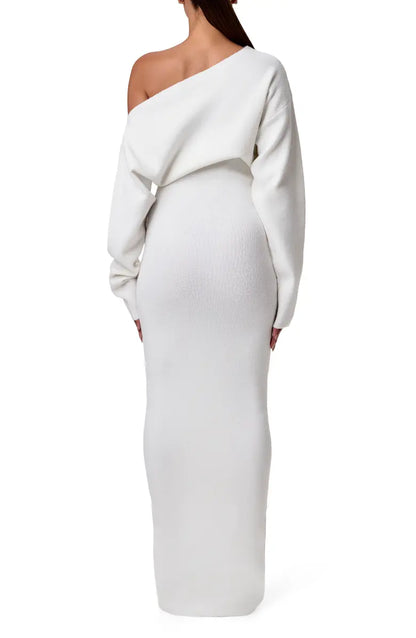 Off-Shoulder Maxi Dress