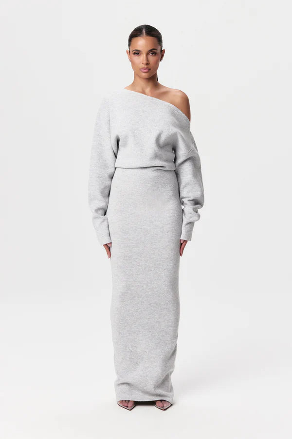 Off-Shoulder Maxi Dress