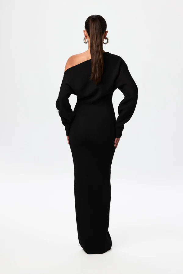 Off-Shoulder Maxi Dress