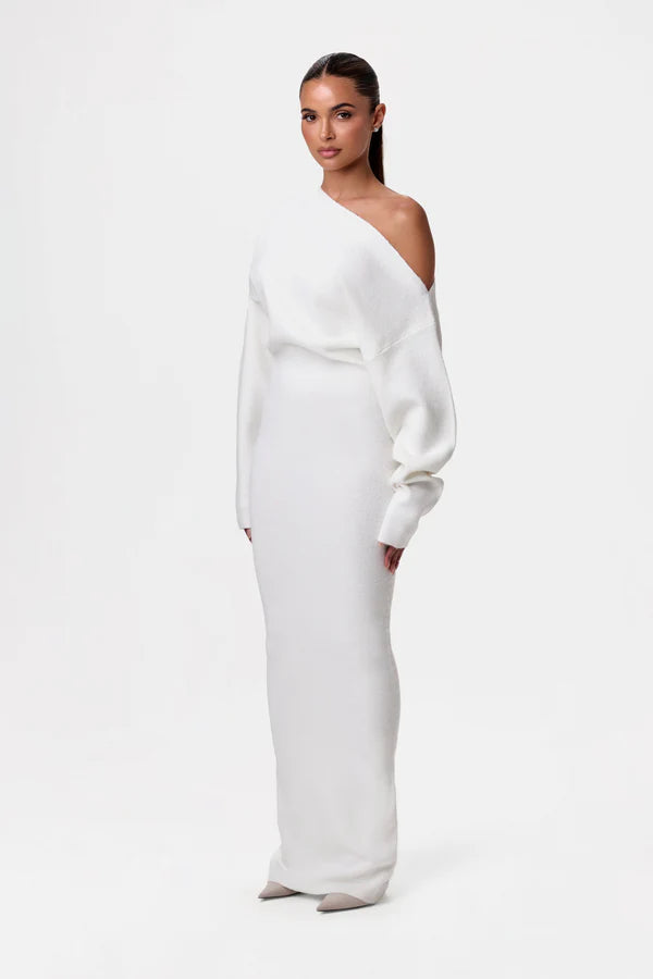 Off-Shoulder Maxi Dress